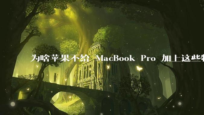 为啥苹果不给 MacBook Pro 加上这些特性？