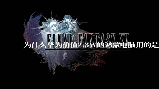 为什么华为价值2.3W的鸿蒙电脑用的是美国西数的中低固态硬盘？？